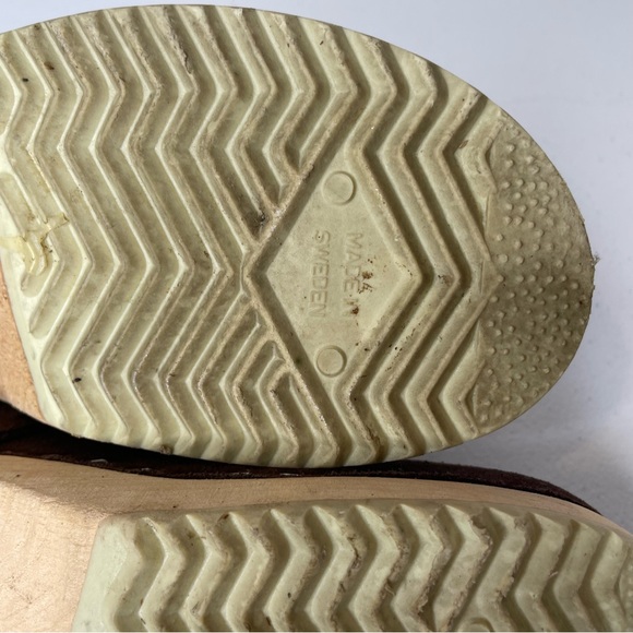 Torpatoffeln Swedish Clogs Brown Suede - Picture 4 of 11